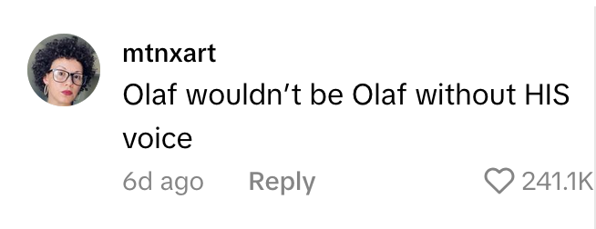 TikTok comment